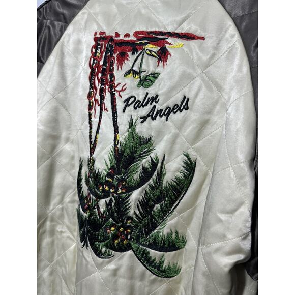 NWT Palm Angels Upsidedown Palm Sukajan Quilted Jacket - Picture 9 of 16